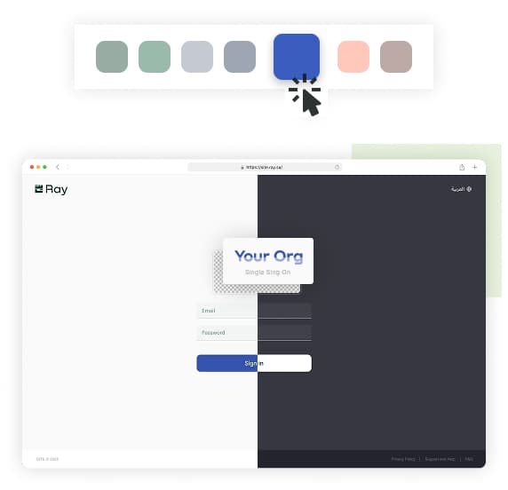 Sync with your organization tools and make it yours Image